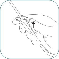 Priming evercare® inLine, unvented - Step 6