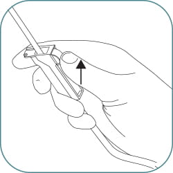 Priming evercare® inLine, Gravity Set Vented Filterstop - Step 6