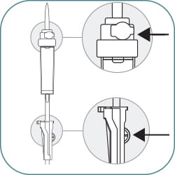 vented with semigrid container or bag - step 1