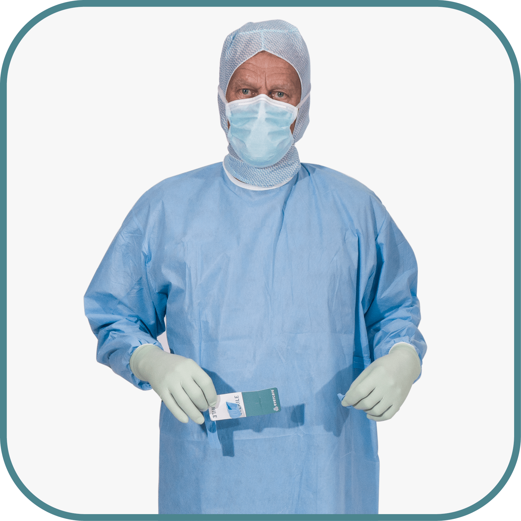 Donning guide8OP-gowns - Step 8