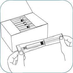 How to use pre-filled syringes - Step 1