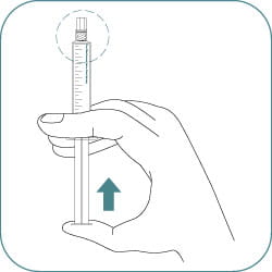 How to use pre-filled syringes - Step 3
