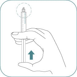 How to use pre-filled syringes - Step 5
