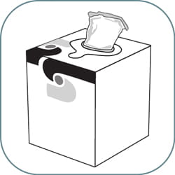 Opening the dispenser box - step 3