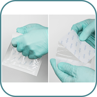 How to use evercare® Silicone Wound Contact Dressing - step 2