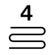 Symbol of 4 ply