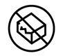 Symbol of Do not use if package is damage