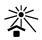 Symbol of Keep away from sunlight