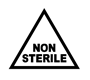 Symbol of Non-sterile
