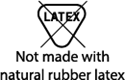 Symbol of Not made with natural rubber latex