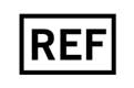 Symbol of Catalogue number / REF