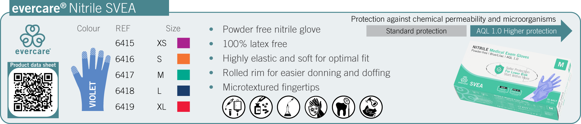 evercare Nitrile SVEA