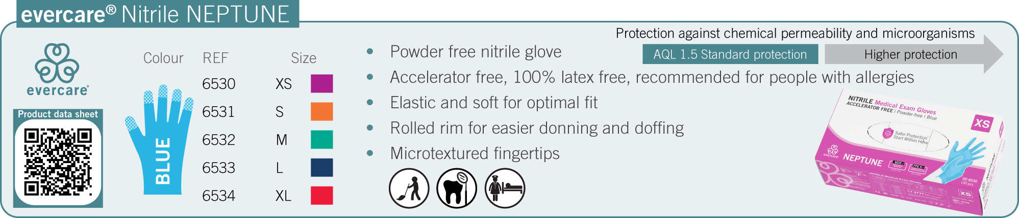 evercare Nitrile NEPTUNE
