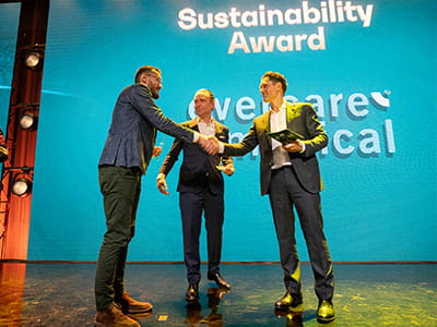 Evercare Medical has won the Sustainability Award in recognition for development and launch of our more sustainable brand Embra.